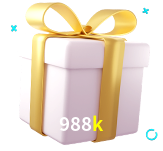 Receba seus bônus de boas-vindas no 988k